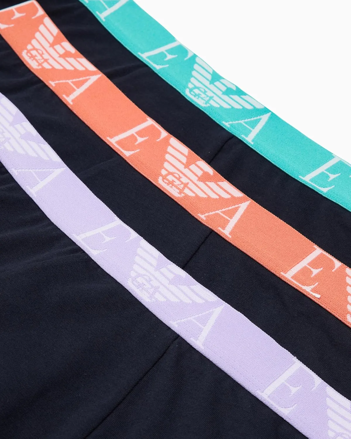Emporio Armani Men's Bold Monogram 3 Pack Boxer Briefs