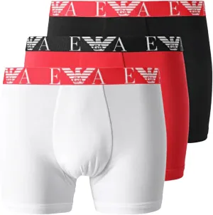 Emporio Armani Men's Bold Monogram 3 Pack Boxer Briefs