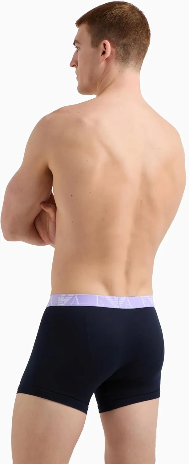 Emporio Armani Men's Bold Monogram 3 Pack Boxer Briefs