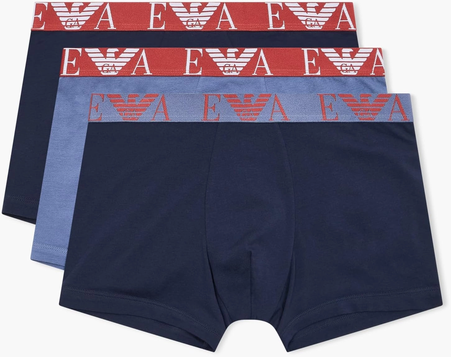 Emporio Armani Men's Bold Monogram 3 Pack Boxer Briefs