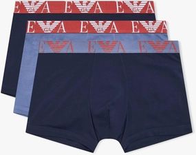 Emporio Armani Men's Bold Monogram 3 Pack Boxer Briefs
