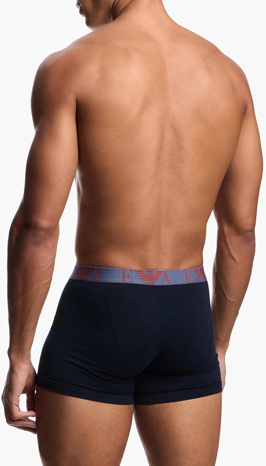 Emporio Armani Men's Bold Monogram 3 Pack Boxer Briefs