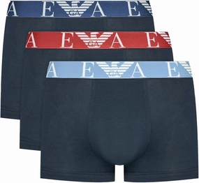 Emporio Armani Men's Bold Monogram 3-Pack Trunk