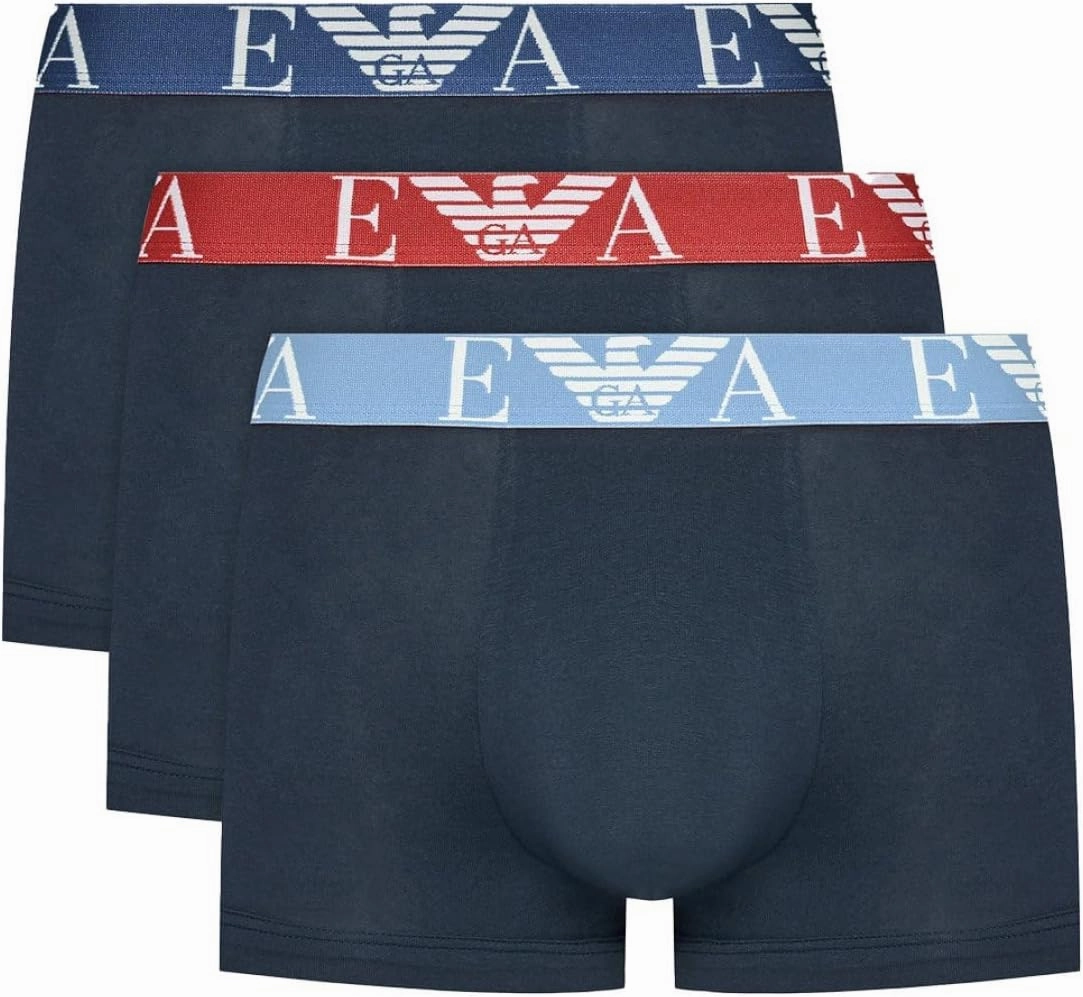 Emporio Armani Men's Bold Monogram 3-Pack Trunk
