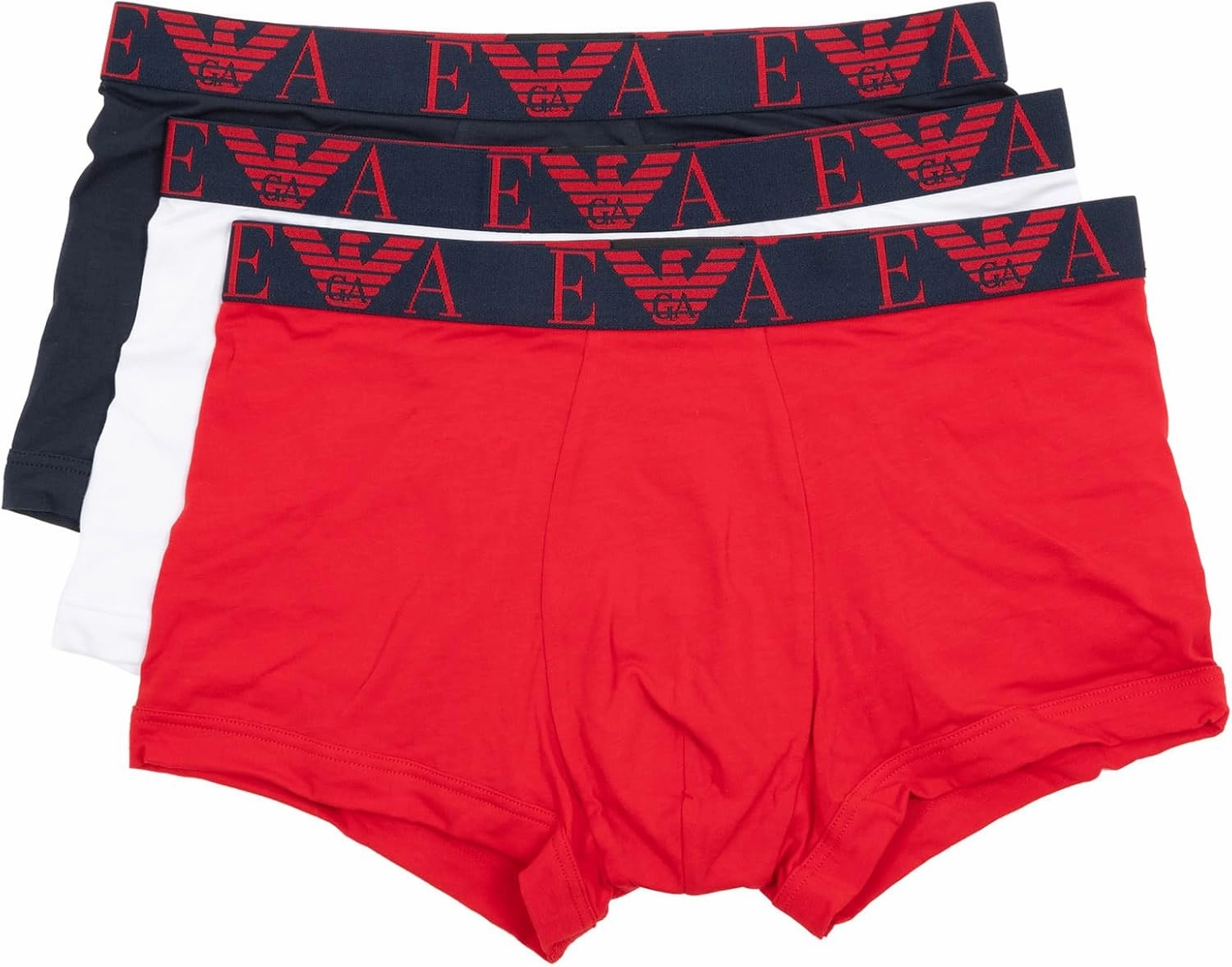 Emporio Armani Men's Bold Monogram 3-Pack Trunk