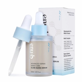enu:b Multi-7 Nano Liposome All-in-One Slow Aging Face Serum with Hyaluronic Acid, Niacinamide, Adenosine & Collagen – Helps Improve the Appearance of Fine Lines and Wrinkles – Dermatologist-Tested
