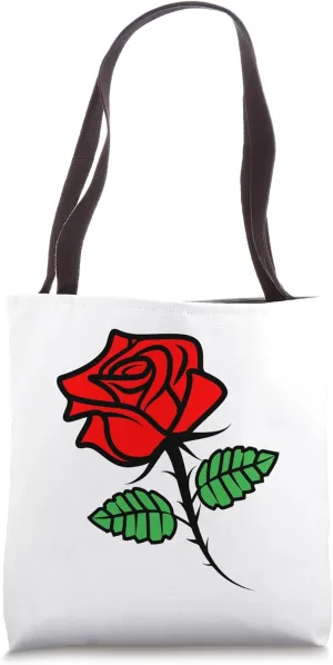 Eternal Elegance - Red Rose - Eternal Rose Tote Bag