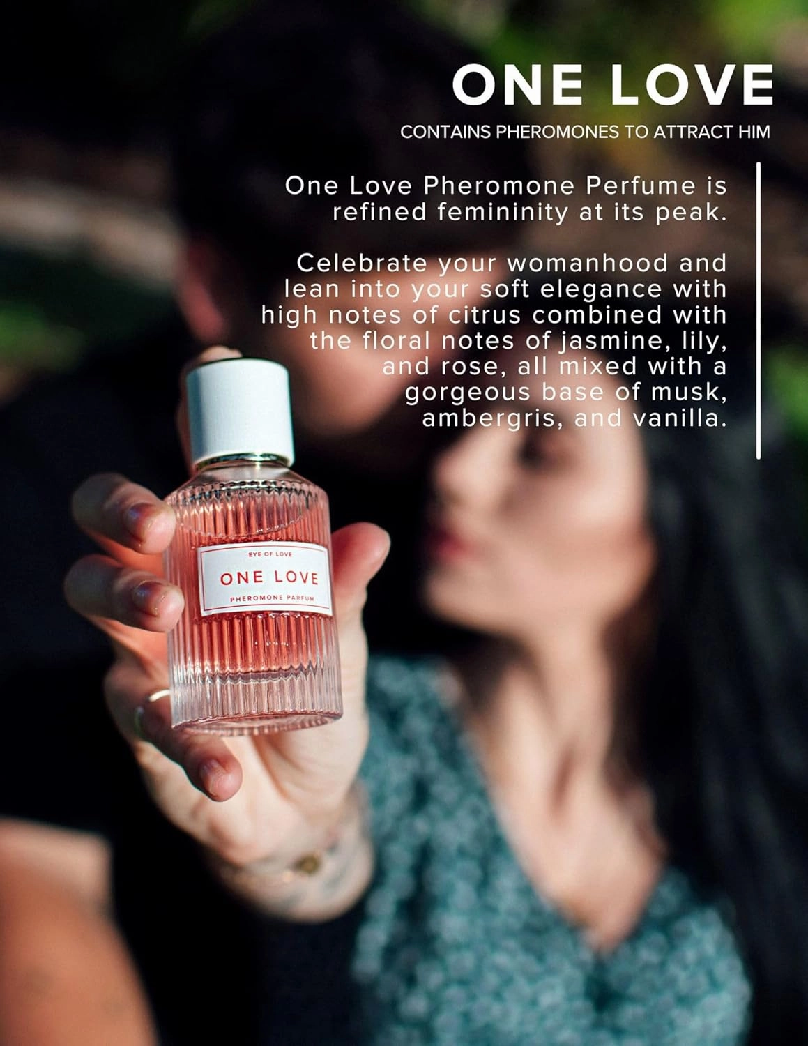 Eye Of Love One Love Pheromone Perfume for Women - Unleash Your Natural Charm & Allure - 50ml Deluxe Parfum - Feminine Fragrance for Special Occasions