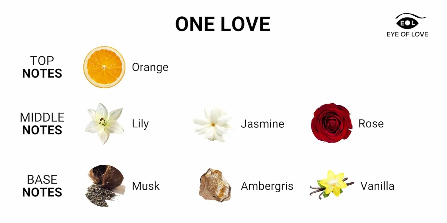 Eye Of Love One Love Pheromone Perfume for Women - Unleash Your Natural Charm & Allure - 50ml Deluxe Parfum - Feminine Fragrance for Special Occasions