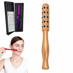 Facelift Pro Beauty Roller, Elarique Face Roller, 2025 New Facial Massage Tool for Lifting and Skin Care (Gold)