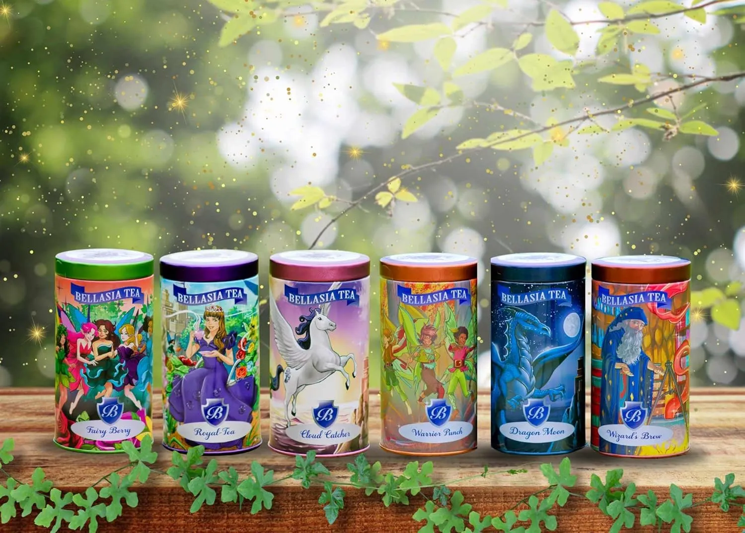 Fairy Berry by Bellasia Tea. Stawberry Herbal Caffeine-Free Tea for Kids! Unique Sugar-Free Fruit Tisane Gift for Boys or Girls.