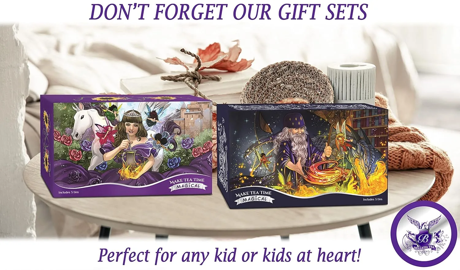 Fairy Berry by Bellasia Tea. Stawberry Herbal Caffeine-Free Tea for Kids! Unique Sugar-Free Fruit Tisane Gift for Boys or Girls.