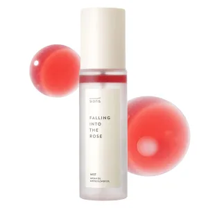 Falling Into The Rose Mist 3.38 Fl Oz 3in1 Multi-Care Mist Toner Mist Serum for Hydration & Oil Balance Certified by Cosmos Organic and Vegan Korean Skincare