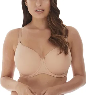 Fantasie Aura Seamless Molded T-Shirt Underwire Bra, 34HH, Natural Beige