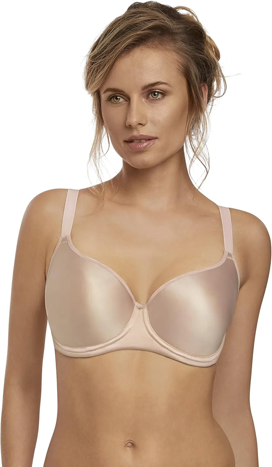 Fantasie Aura Seamless Molded T-Shirt Underwire Bra, 40E, Natural Beige