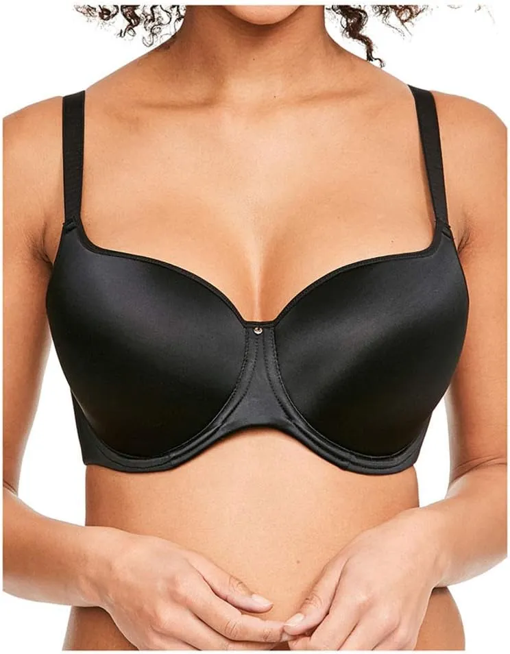 Fantasie womens Aura Moulded Underwire Seamless T-Shirt Bra , black , 32F