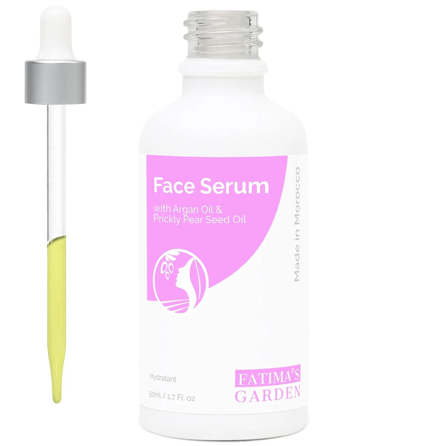 Fatima's Garden Face Serum - With Argan & Prickly Pear, Anti-Aging, 50ml