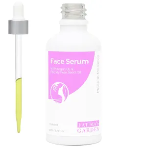 Fatima's Garden Face Serum - With Argan & Prickly Pear, Anti-Aging, 50ml