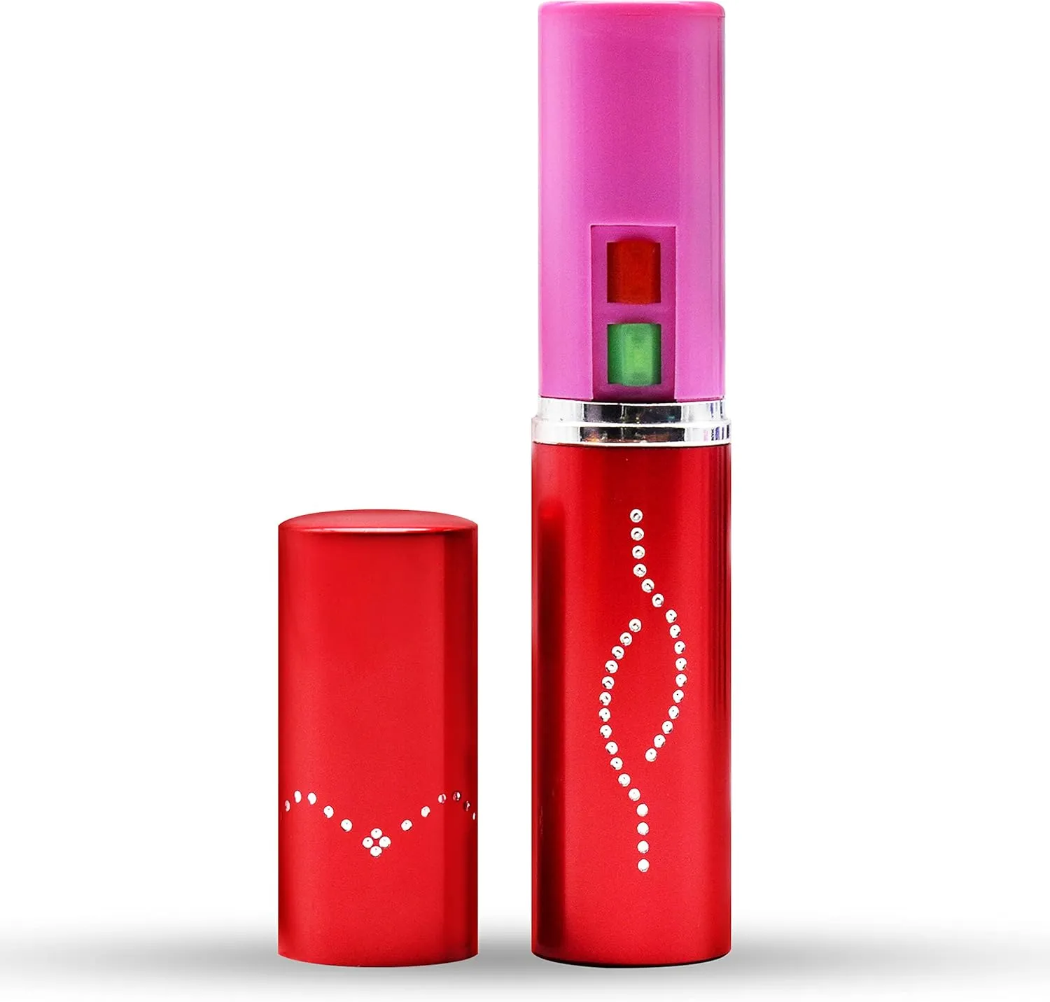 FIGHTSENSE Flashlight Lipstick Stun Gun Women Self Defense Bright Led Flashlight - Rechargeable Battery