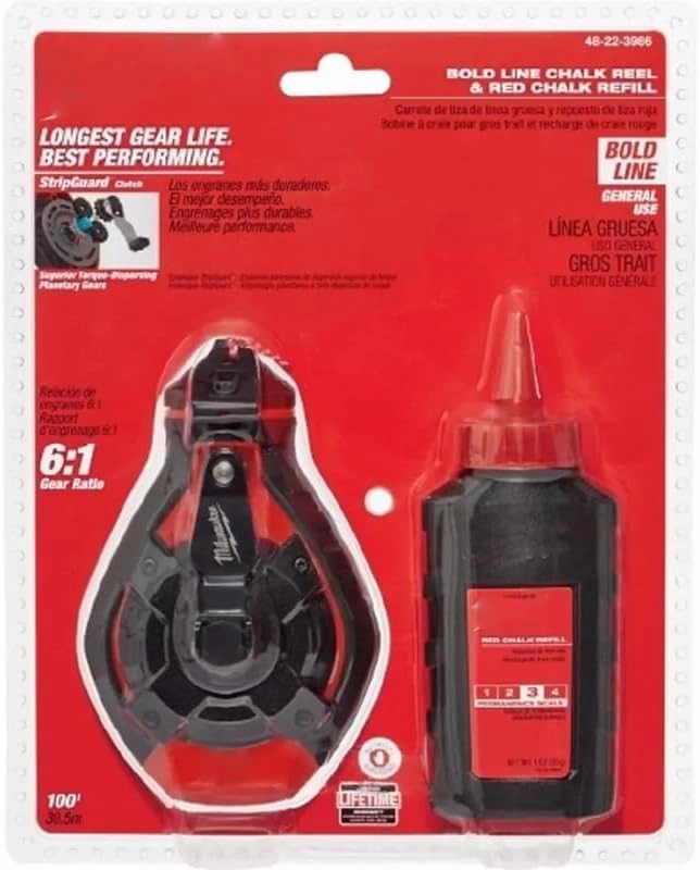 Fits for Milwaukee 48-22-3986 100 ft. BOLD Line Kit w/Red Chalk