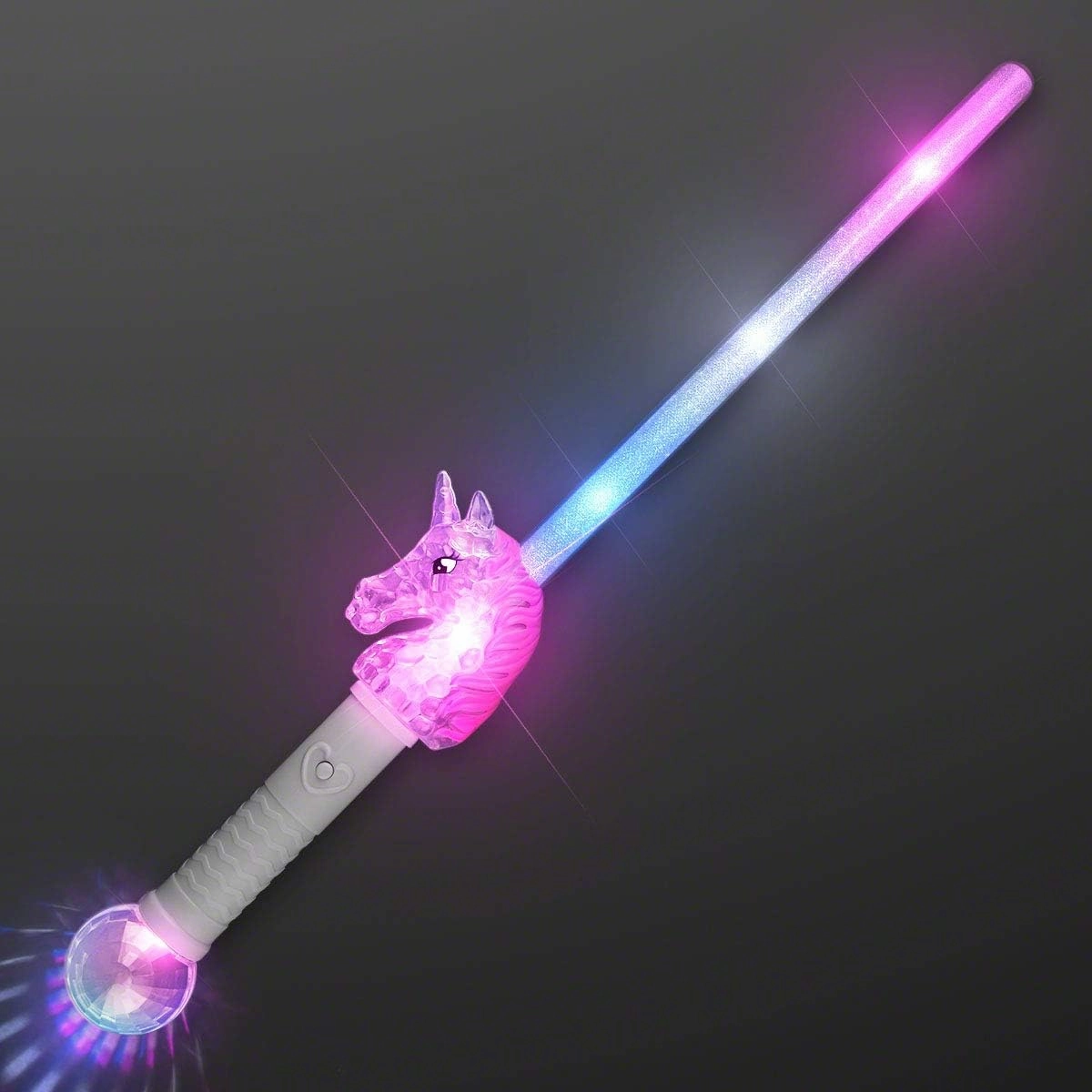 FlashingBlinkyLights Unicorn Light Stick Light Up Wand Magic Wand for Girls