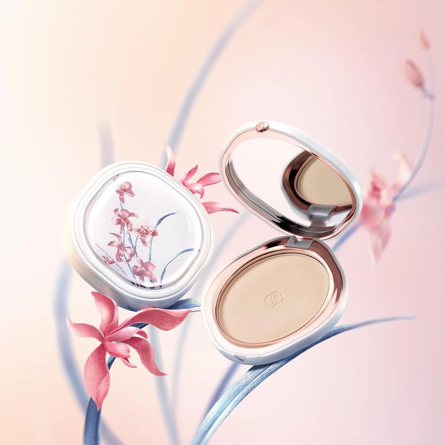 FLORASIS Yurong Airbrushed Tinted Pressed Powder (Ode to Embroidery) (Z20 Cream, 1 Count)