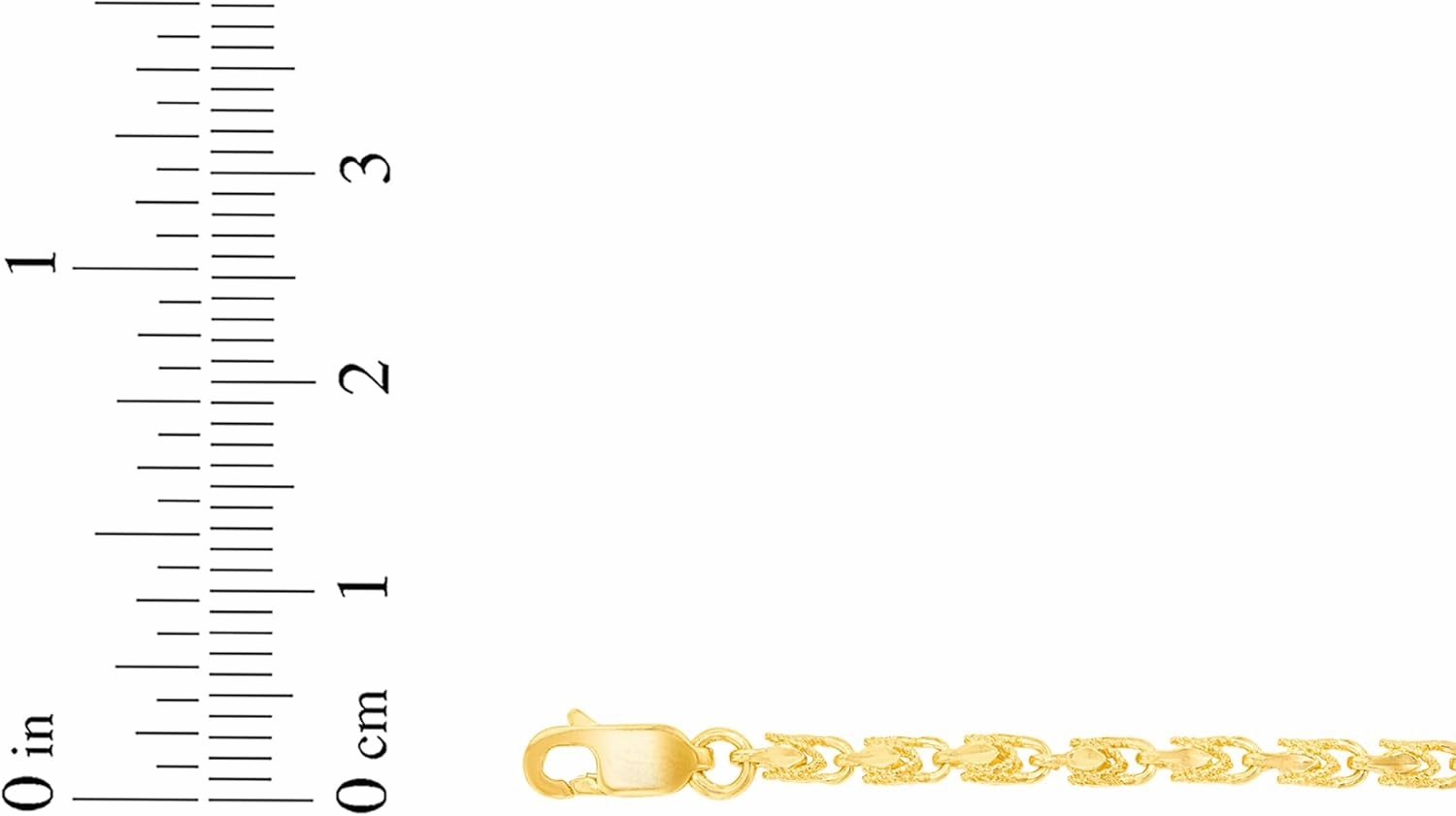 Floreo 10k Yellow Gold 3.5mm Solid Turkish Rope Chain Necklace