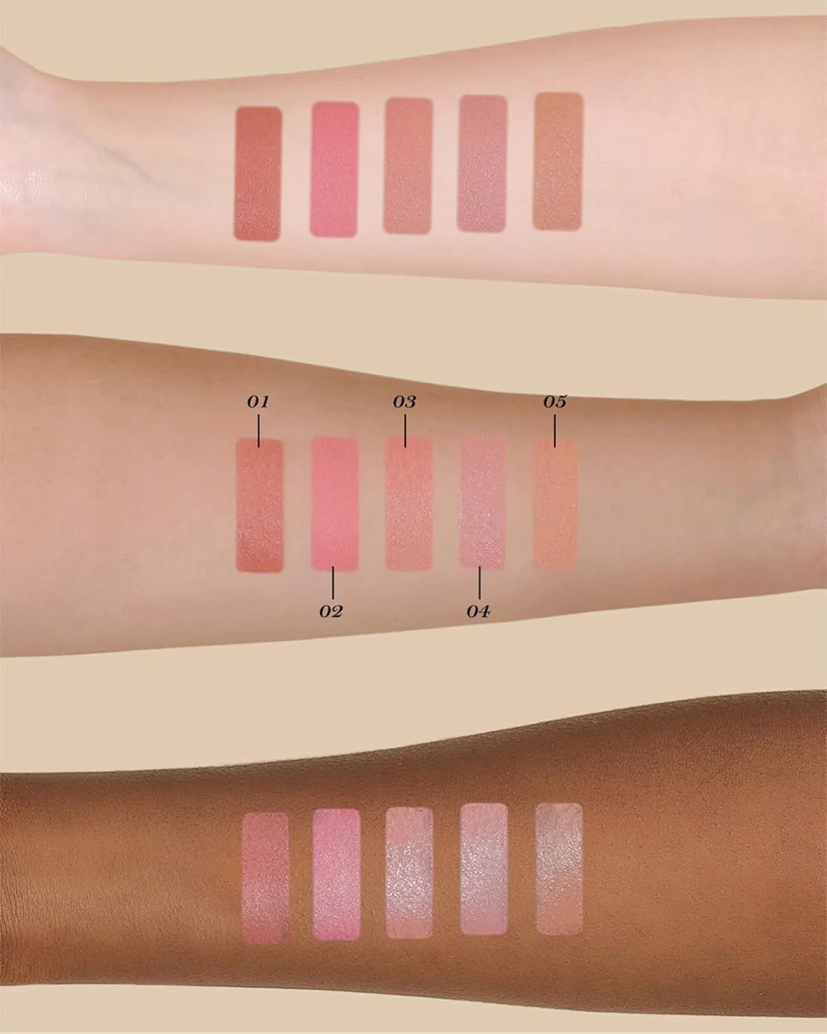 Flower Knows Little Angel Cream Blush,Buildable & Blendable Makeup Blush for cheeks,Soft & Long-lasting,Sandy Nude Flush for All Skin Tones(05 Fingertip Stellar,6g)