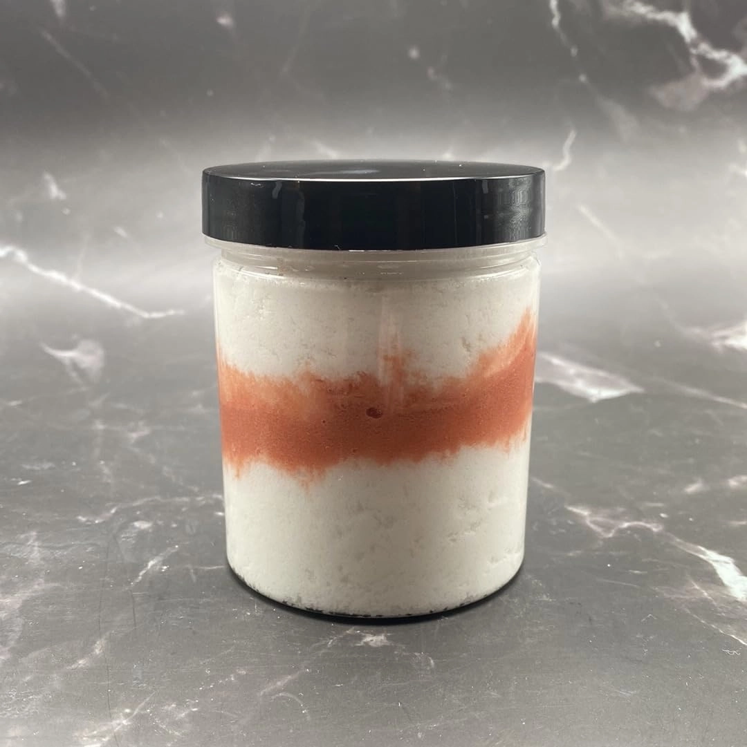 Foaming Sugar Scrub, Exfoliating, Paraben-Free, Natural Ingredients - 10 Oz. (Peachy Princess)