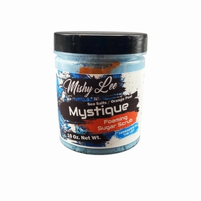 Foaming Sugar Scrub, Exfoliating, Paraben-Free, Natural Ingredients - 10 Oz. (Sea Salt and Orange Peel)