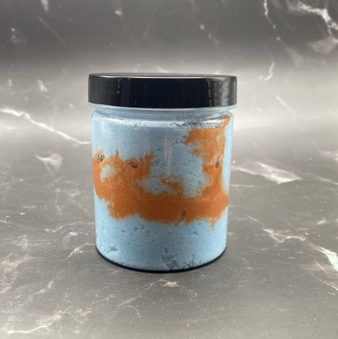 Foaming Sugar Scrub, Exfoliating, Paraben-Free, Natural Ingredients - 10 Oz. (Sea Salt and Orange Peel)