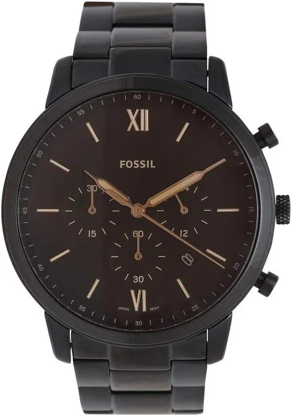 Fossil Men's Neutra Quartz Stainless Steel and Leather Chronograph Watch