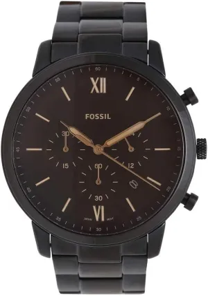 Fossil Men's Neutra Quartz Stainless Steel and Leather Chronograph Watch