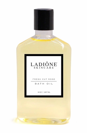 Fresh Cut Rose Bath Oil (USDA Organic   Natural Ingredients) - LADIONE SKINCARE