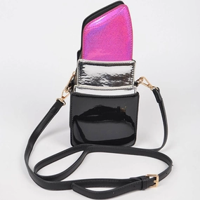 Fuchsia Lipstick Crossbody
