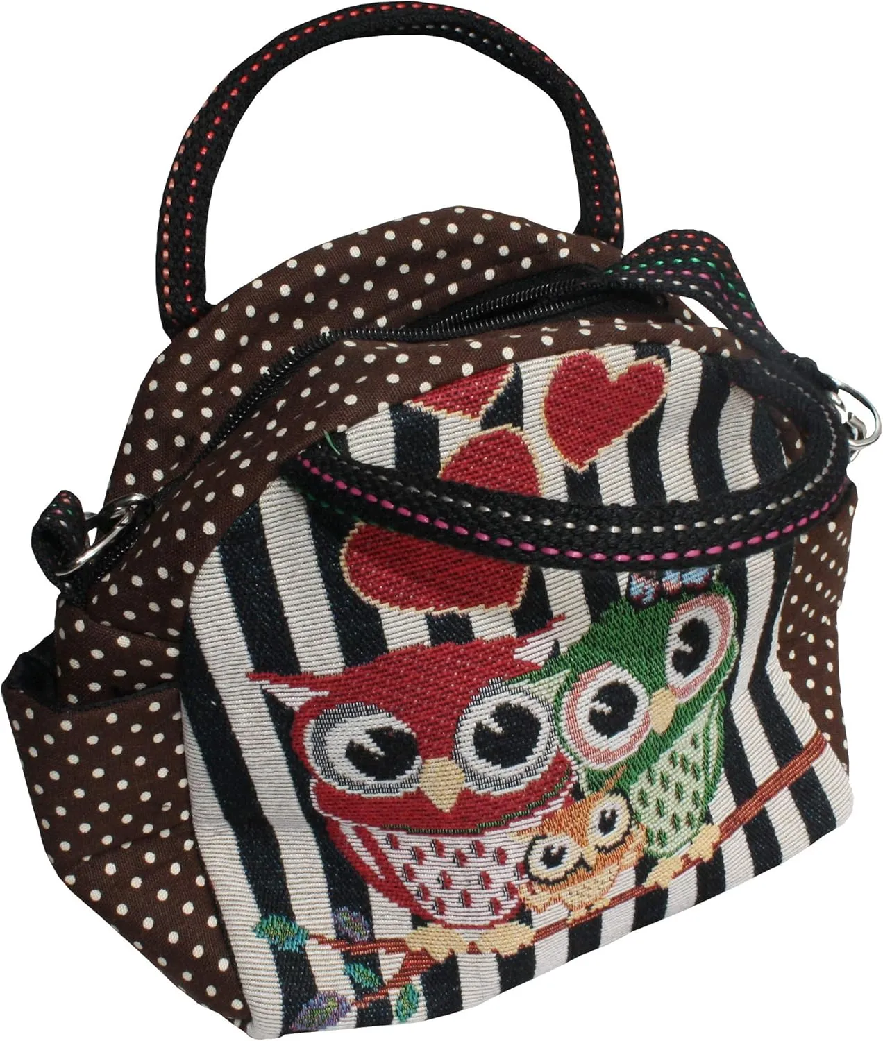 Full Funk Mini Ladies Shoulder Bag Pouch with Bold Woven and Cute Artworks