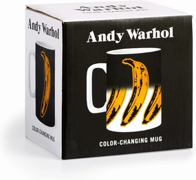 Galison Andy Warhol – Banana Color Changing Ceramic Mug
