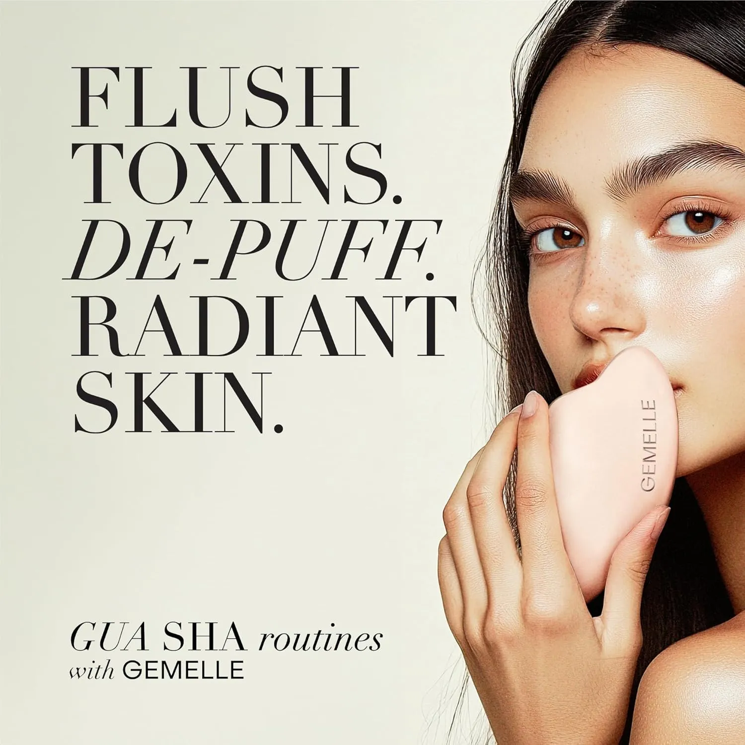 GEMELLE Lymphatic Gua Sha Face Oil | 6x Award Winner | Detox, Plump, Balance, Hydrate | High-Altitude Rosehip, Centella Asiatica & More! | Paraben-Free, Luxury Natural Skin Care 30ml