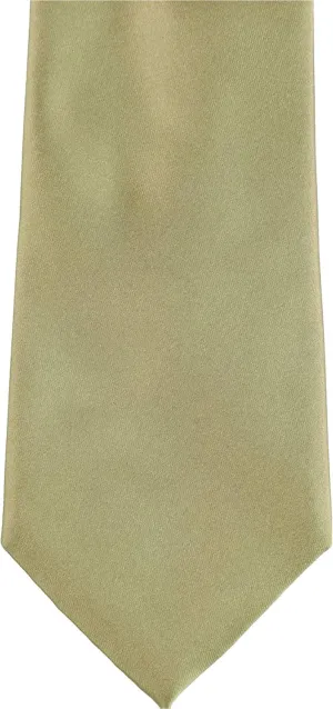 Geoffrey Beene Mens Satin Self-tied Necktie, Beige, One Size
