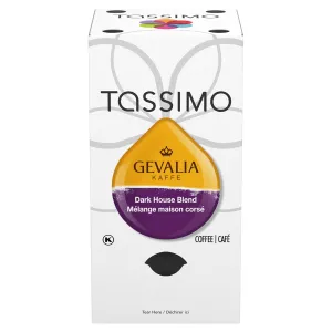 Gevalia 12 T Discs -Bold Dark House Blend (148g / 5.22oz) Made in Canada