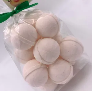 Ginger Peach Bath Bomb: USA Made with Shea Butter, Ultra Moisturizing, Great for Dry Skin (14 Count) Pack of 1
