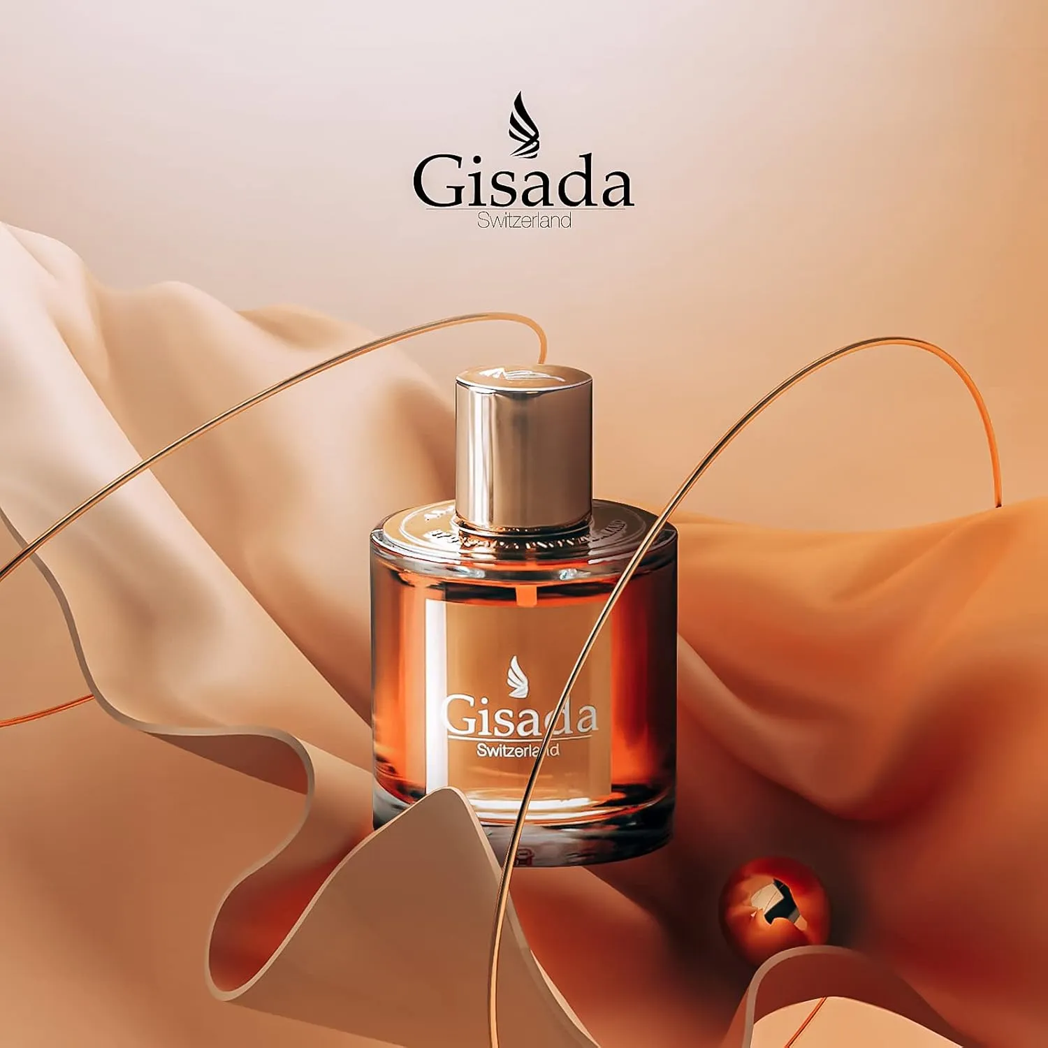 Gisada Ambassador Women Perfume - Perfumes for Women with Fruity, Floral, Warm Fragrance - Daily Wear Women's Cologne and eau de parfum for Long-Lasting Scent - Made in Switzerland - 3.3 fl. oz.