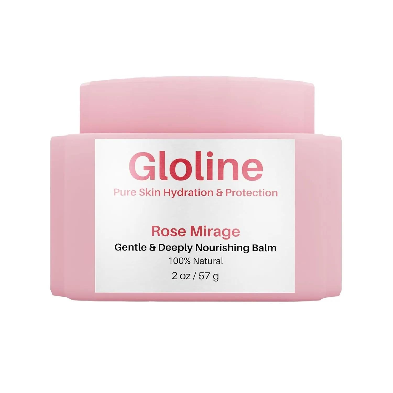 Gloline Rose Mirage – All Natural Skin Superfood Balm for Face & Body with Squalane, Shea Butter, Beeswax, Argan Oil, Vitamin E   6 Antioxidant-Rich Botanicals | Deeply Moisturizing and Nourishing