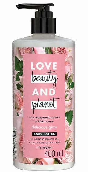 Glow Body Lotion Murumuru Butter & Rose for Soft, Glowing Skin Natural Ingredients, Plant-Based Moisturizers, Vegan, Cruelty-Free 400 ml