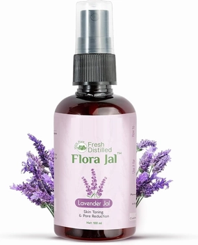GT 100% Pure Lavender Jal - Lavender Water - Toner, Face-Mist, Astringent & Face Spray- Ayurvedic Steam-Distilled for Oil-Control, Acne-Control, Skin Hydration (Pack of 1, 100 ml)