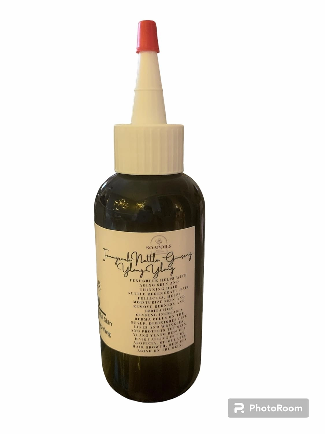Hair & Skin Oil (Fenugreek-Rosemary-Nettle-Ginseng-Ylang Hair Growth & Youthful Skin)