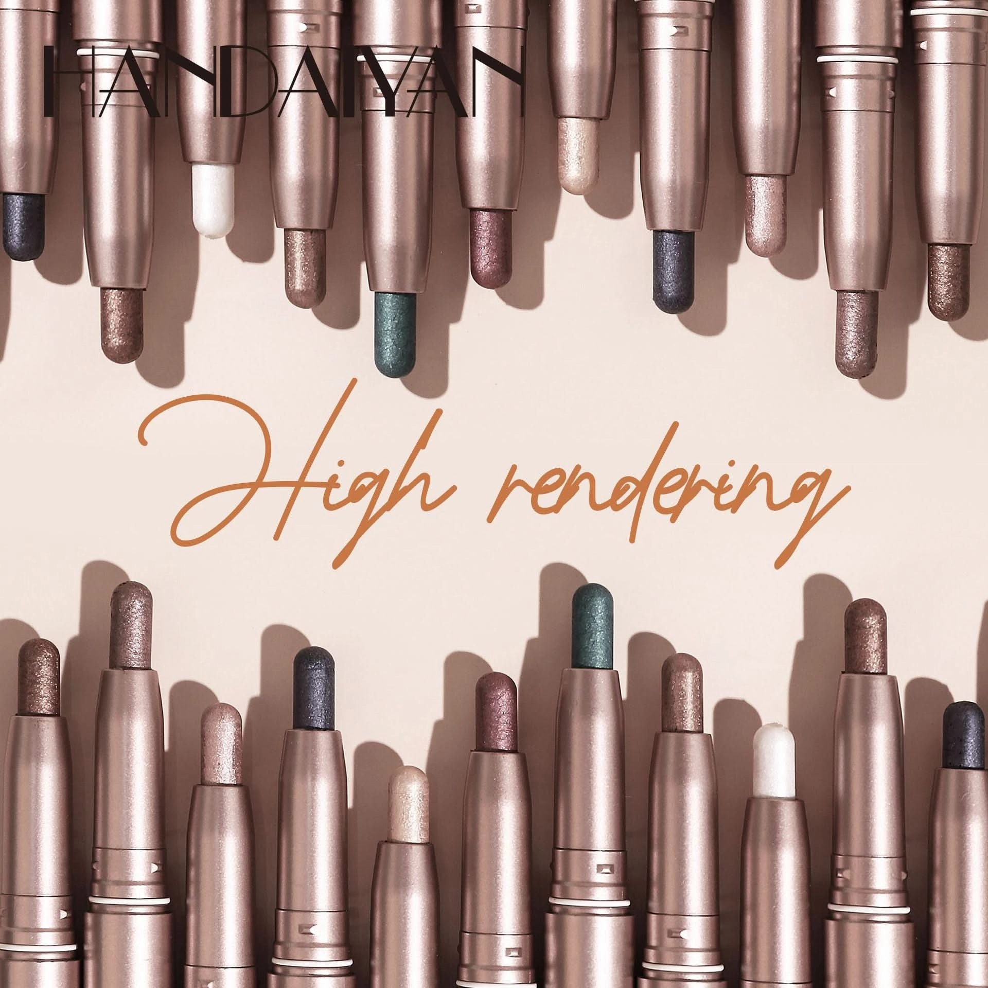Handaiyan Shimmer Eyeshadow Stick – High-Pigment, Pearlescent & Metallic Finish