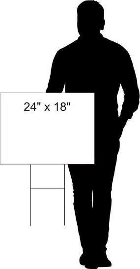 HARLOW 8th GRADE GRAD - Double Sided Graduation Yard Sign with Stand - Driveway Signs for Street Road Sign, Lawn, Block, House - Yard Signs, Custom Sign, Personalized Signage - 18" x 24"