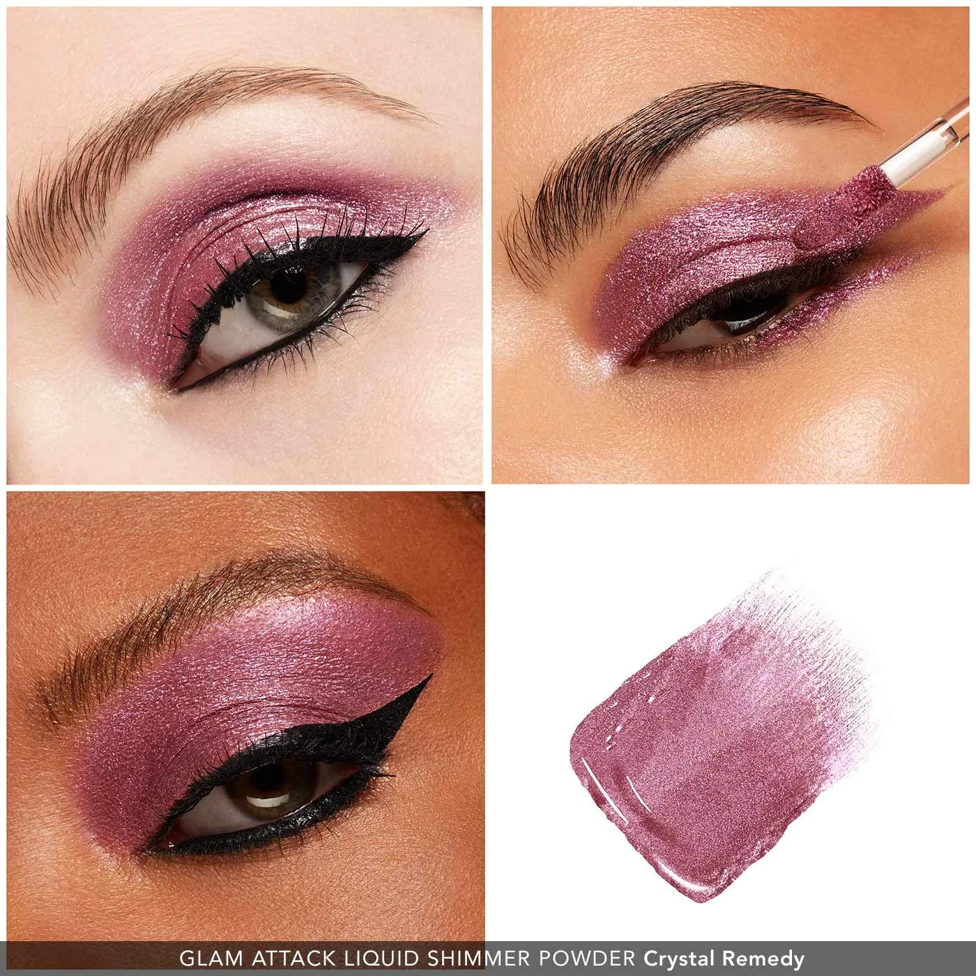 HAUS LABORATORIES By Lady Gaga: GLAM ATTACK LIQUID EYESHADOW | Pigmented Liquid Eyeshadow Available in 13 Shimmer & 4 Metallic Colors, Long Lasting & Blendable Eye Makeup, Vegan & Cruelty-Free