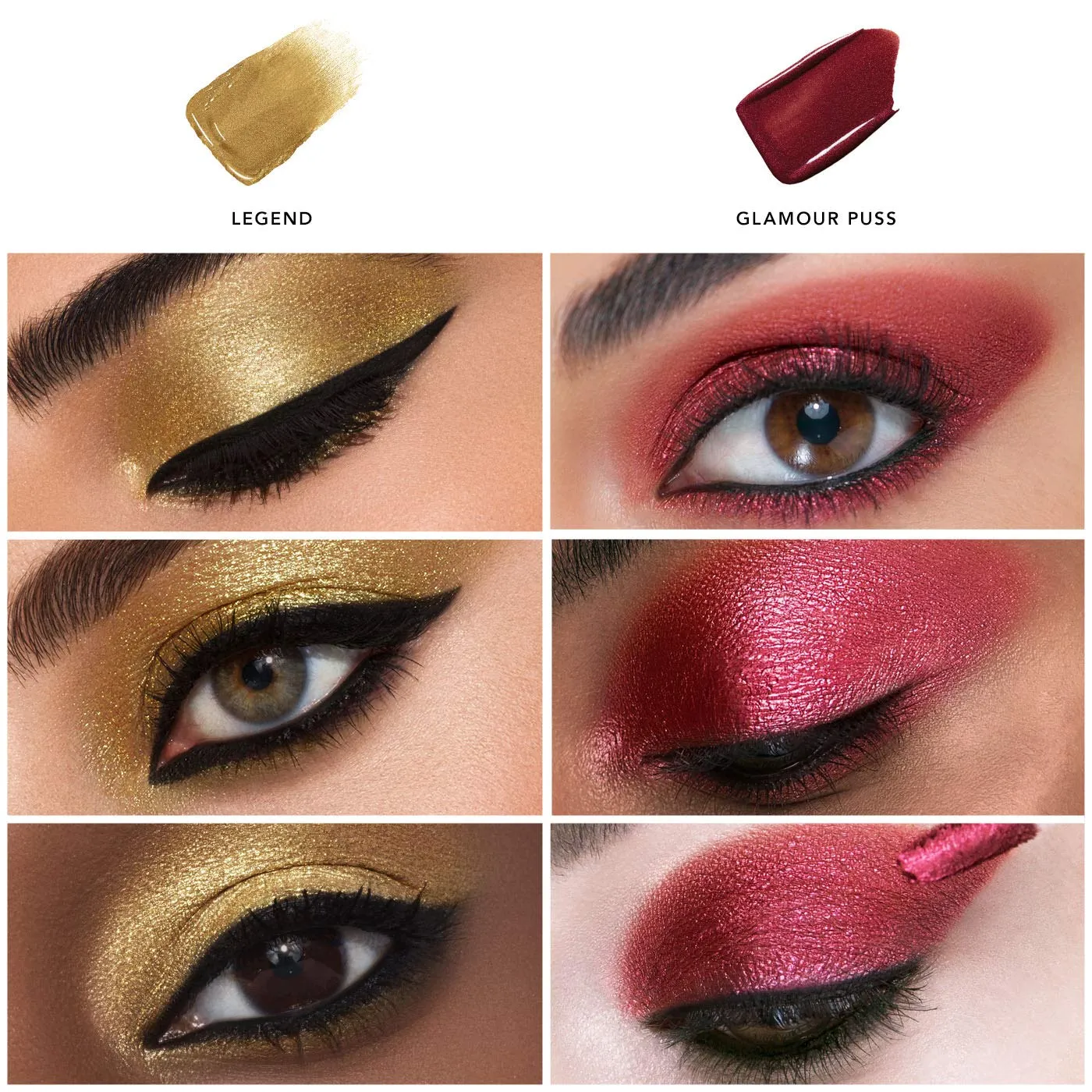 HAUS LABORATORIES By Lady Gaga: GLAM ATTACK LIQUID EYESHADOW SET | (Up to $120 Value) Pigmented Liquid Eyeshadow in Shimmer and Metallic Sets, Long Lasting & Blendable Eye Makeup, Vegan & Cruelty-Free